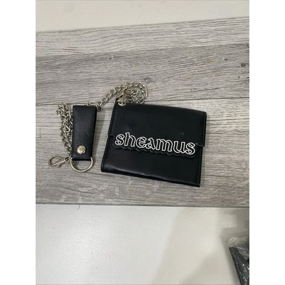 WWE Sheamus Leather Wallet‎ & Chain NOS